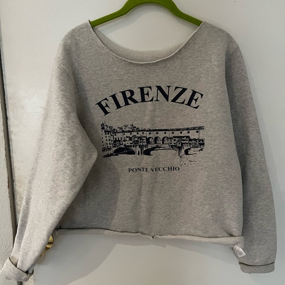 Brandy Melville Tops Firenze Ponte Vecchio Crew Neck Poshmark
